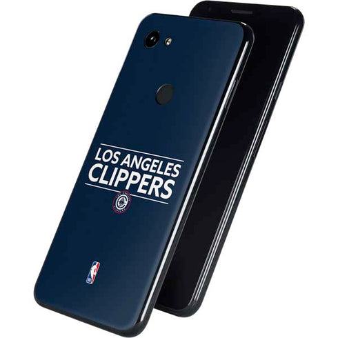 NBA Los Angeles Clippers Standard Blue Google Pixel 3a Skin